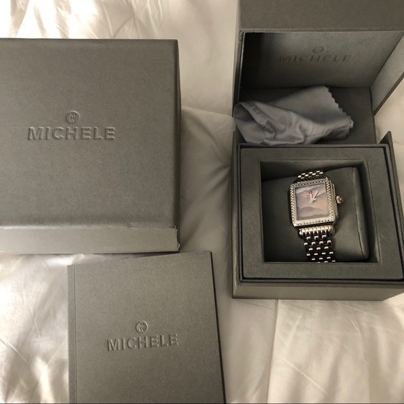 💕Michele Deco MOB & Diamond watch 💕 - Picture 5 of 6